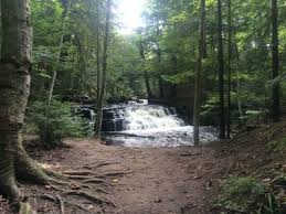 Mosquito Falls Trail Hiking Trail, Munising, Michigan